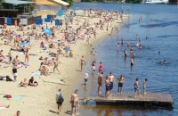 Закрытие пляжного сезона в Киеве